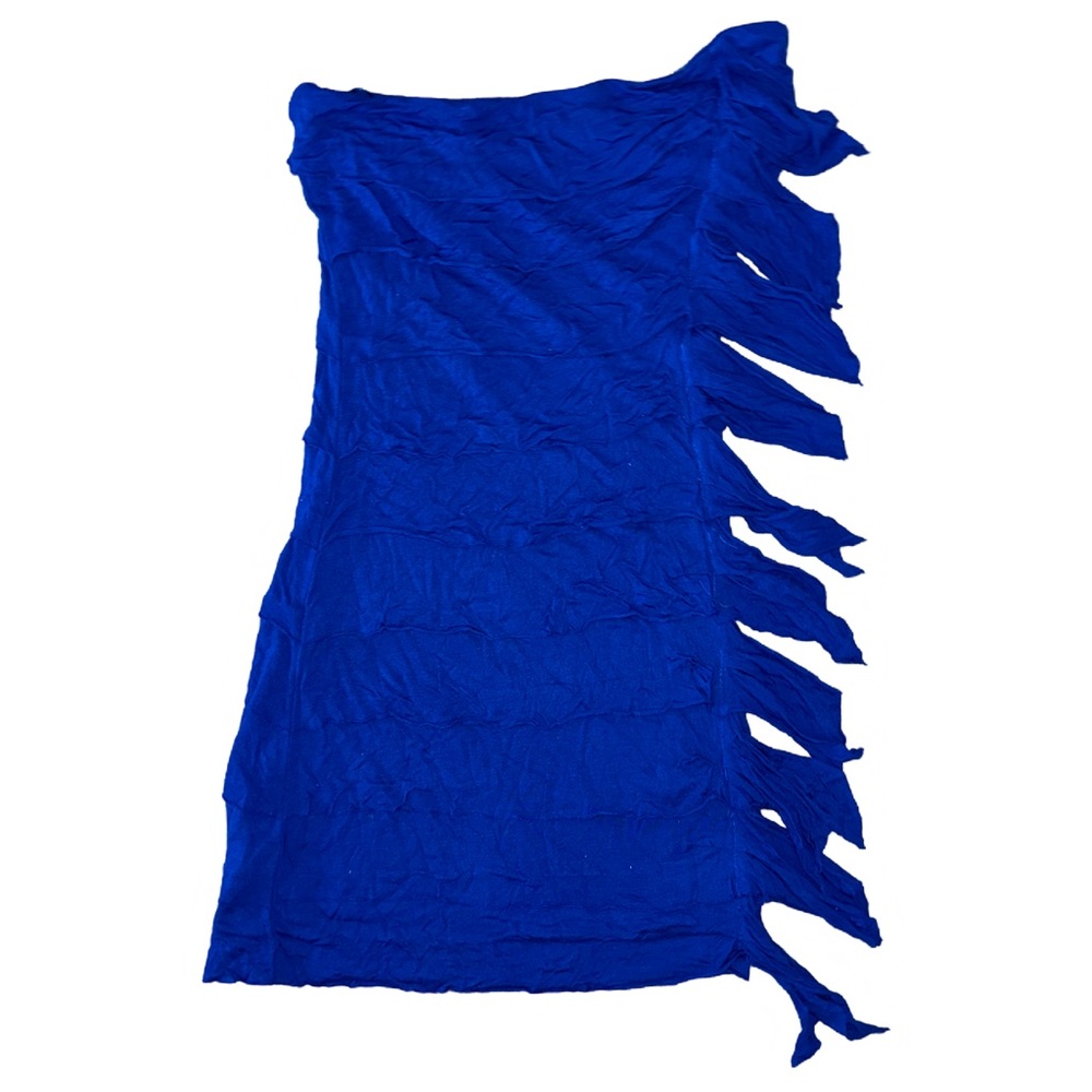 GUESS Blue Strapless tube dress